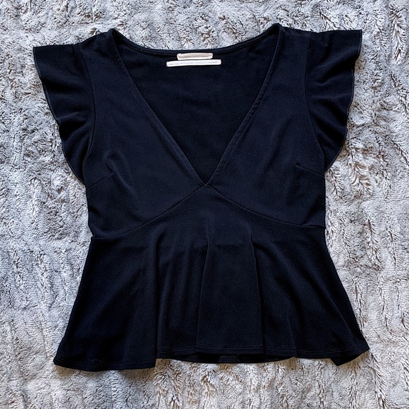 Urban Outfitters Jersey Flare Top - Picture 2 of 4